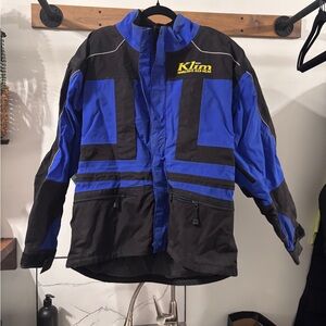 Klim Men's Dynamic Blue and Black Ski Jacket